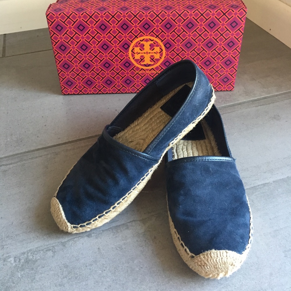 Tory Burch McKenzie Navy Espadrilles - 7