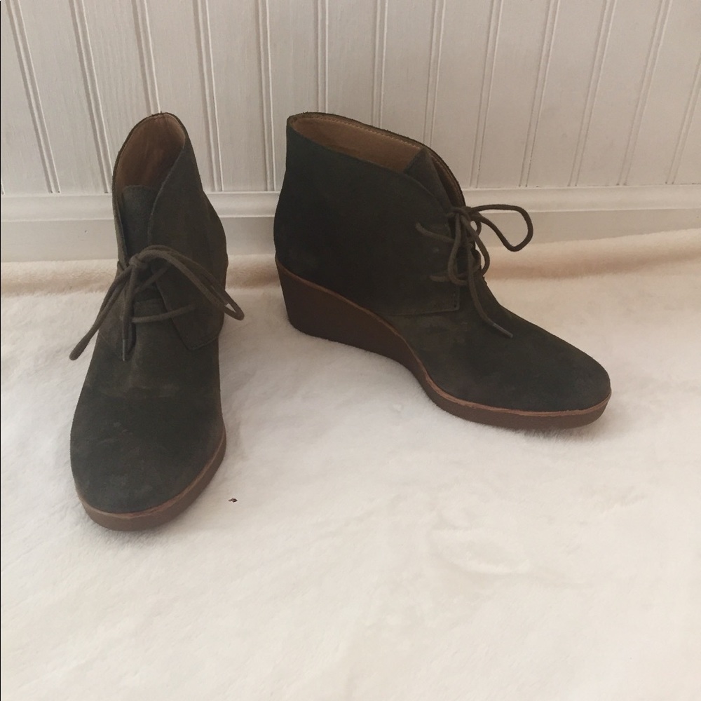 Lucky Brand lace up booties