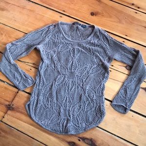 Pretty light brown knit sweater