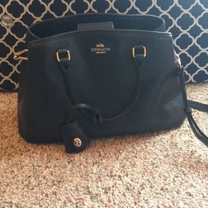 Navy Coach Purse