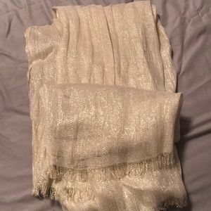 Scarf- gold and shimmery
