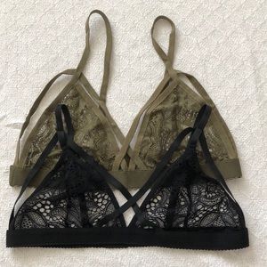 NWOT Lace Bralettes