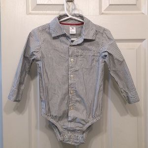 EUC Carters Stripe Kids onesie as 18 months