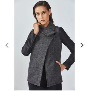 NWT Faux Leather Sleeve Milano Jacket