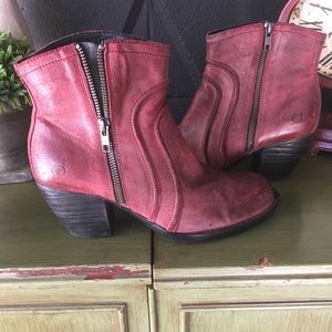 Born Leather Booties