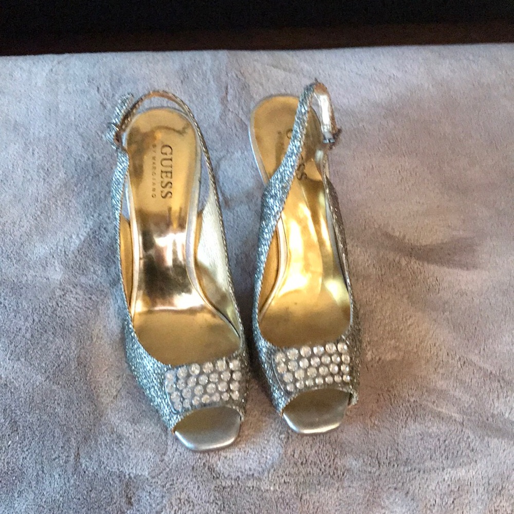 Brand new sling backs sparkles galore