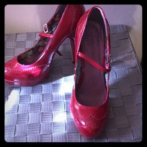 Mary Jane platform heels