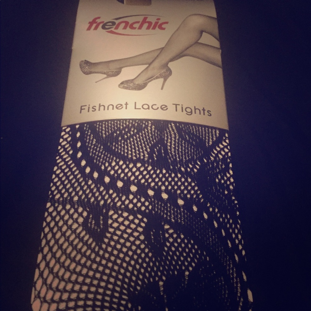 Floral Fishnet lace tights 1x/2x