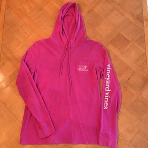 Vineyard Vines Hooded Cotton Long Sleeve Tee