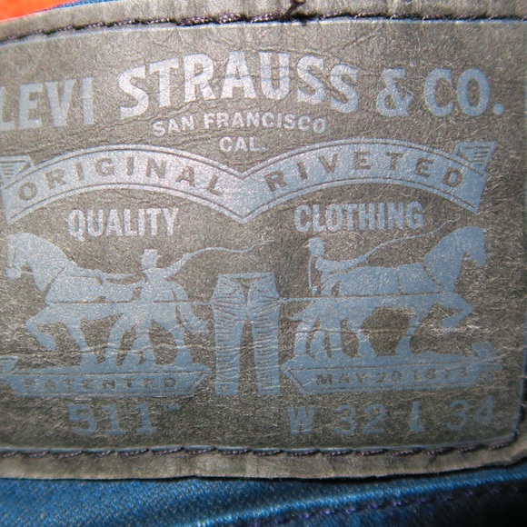 Levi’s slim straight Jeans Size 32x34 - Picture 3 of 3
