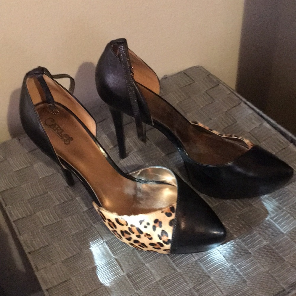 Ankle strap heel