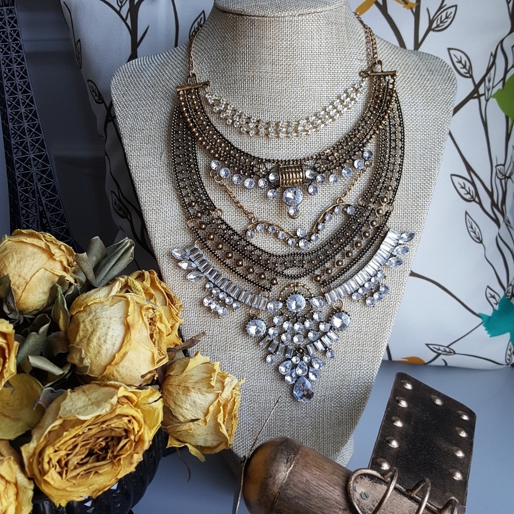 Boho statement necklace