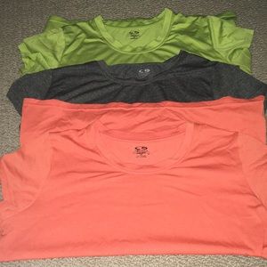 Bundle of 3 Champion fitted workout T-shirts