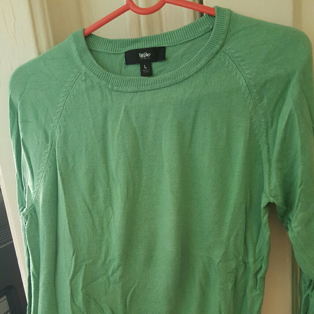 Mossimo 3/4 sleeve mint green sweater