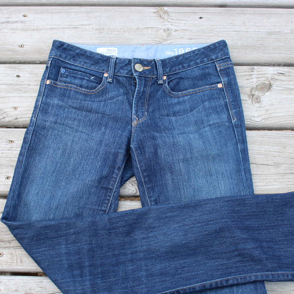 Gap 1969 Real Straight Long Jeans