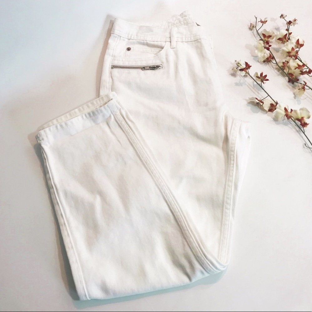 NWOT Wrap London White Jeans