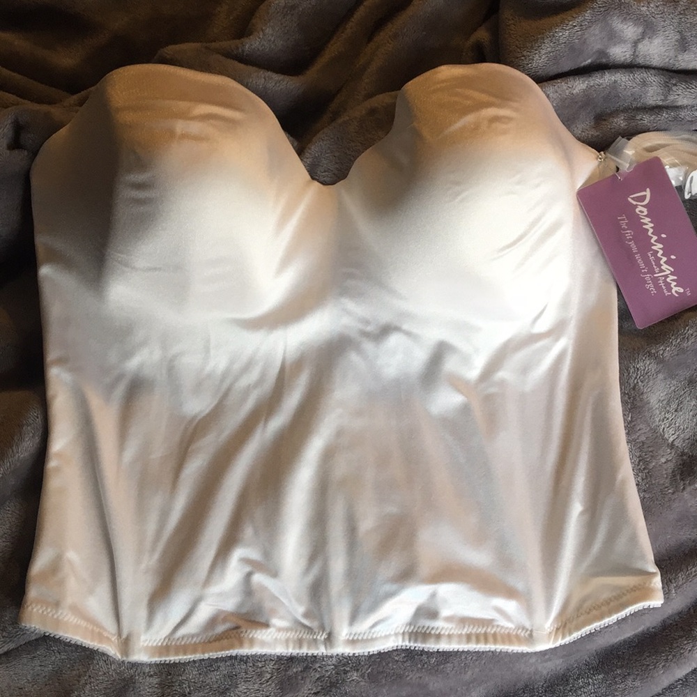White longline bra