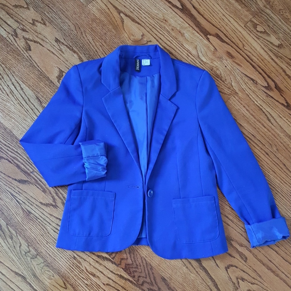Royal blue blazer