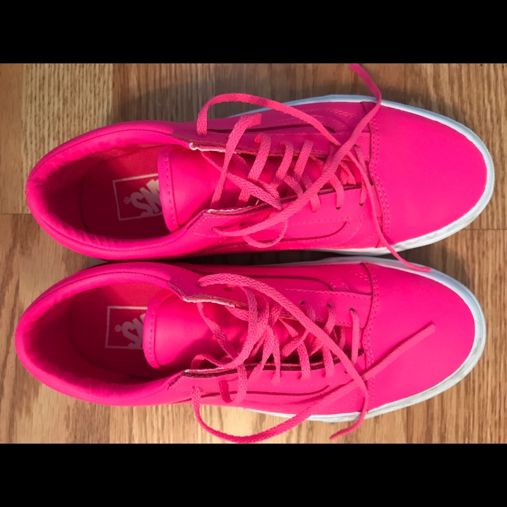 Vans old Skool hot pink leather 7