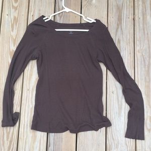 ❄️ Medium Gap Brown Long Sleeve Shirt
