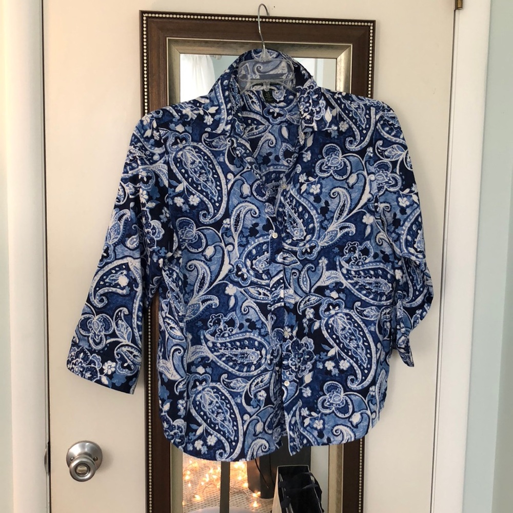Ralph Lauren L/G blouse 100% Cotton