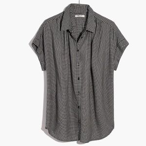 NWT MADEWELL CENTRAL SHIRT IN HAYDEN PLAID