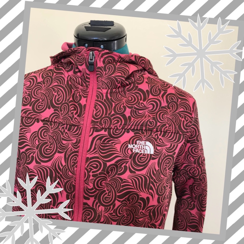 North Face women’s hooded polyester **never worn**