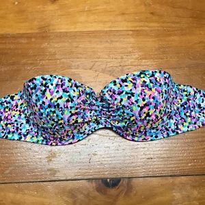 Victoria Secret Multicolor Bandeau Swimsuit Top