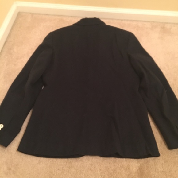 Gorgeous vintage cashmere black boyfriend blazer - Picture 4 of 5