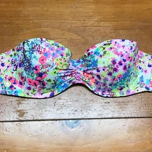 Victoria Secret Watercolor Floral Bandeau Top