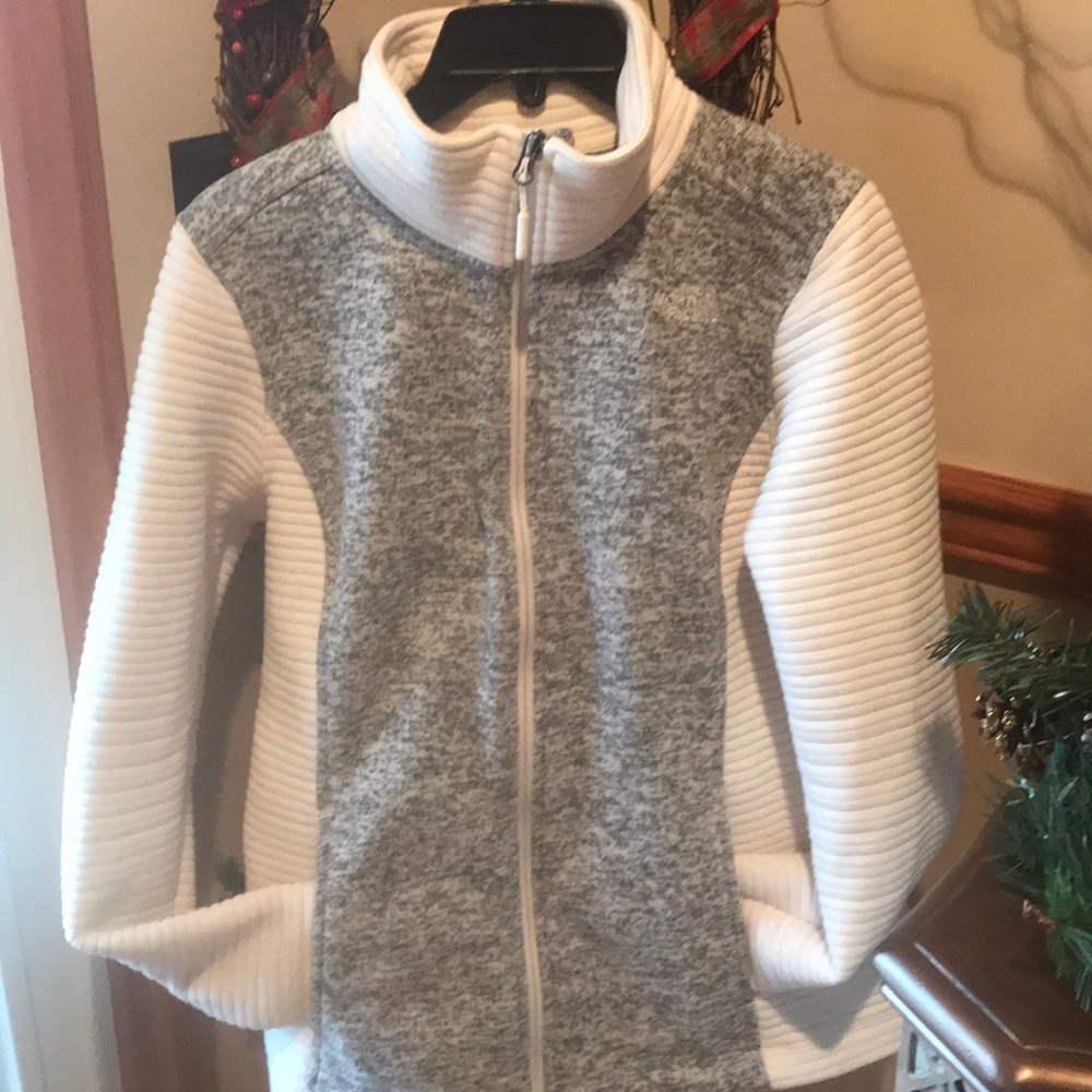 North Face zip sweatshirt jacket