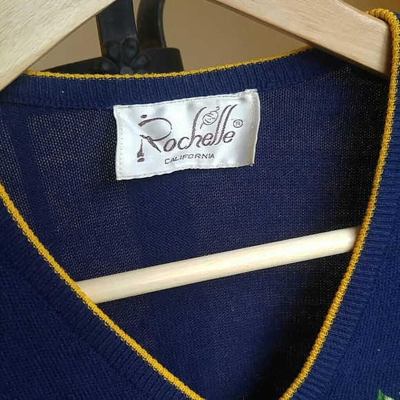 VTG Embroidered Sweater - Picture 3 of 4