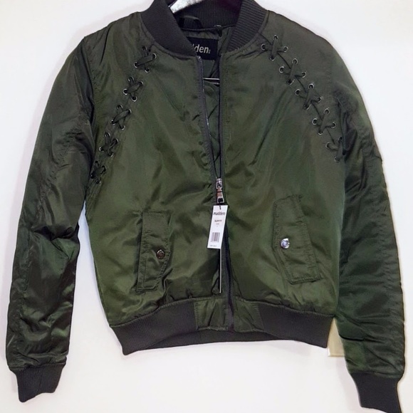 Madden NYC Olive Green Winter Coat/Outerwear Small - Picture 1 of 6