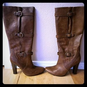 Guess by Marciano Brown leather boots