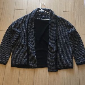 Black and white sweater