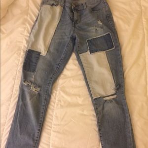 Patchwork Gap jeans