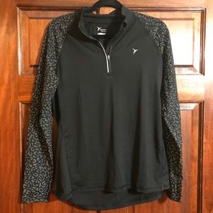 Old Navy Active 1/4 Zip Jacket Reflective Sleeves