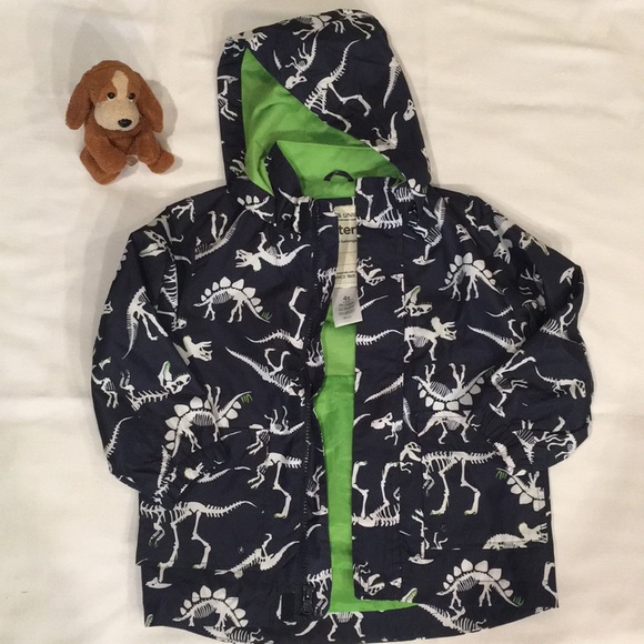 carters dinosaur rain jacket