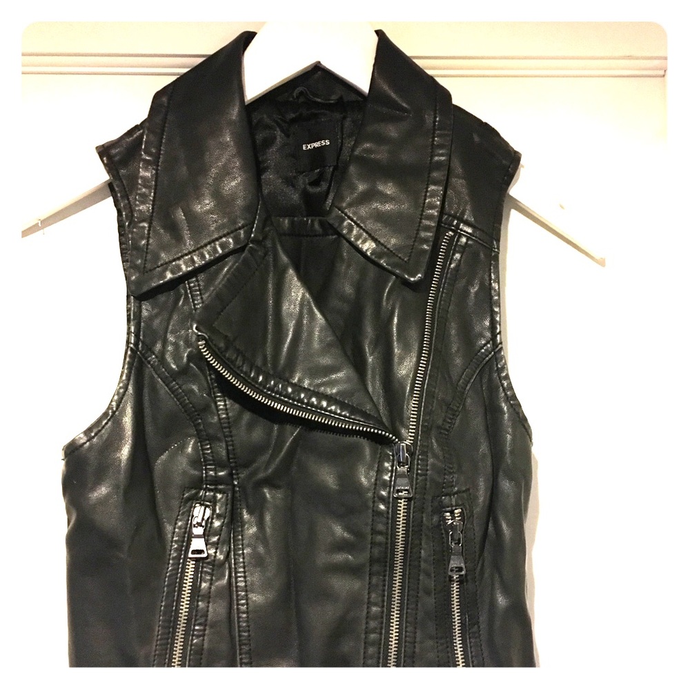 Vegan Leather Vest Express