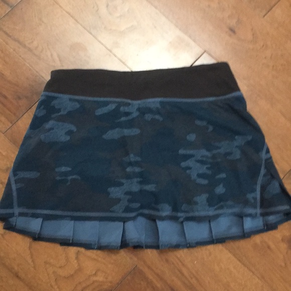 Lululemon Athletica Skirts Authentic Lululemon Blue Camo Skirt