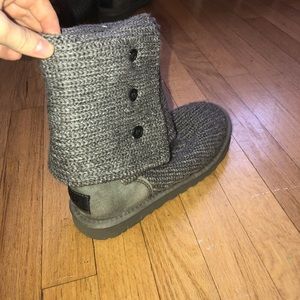 UGG gray-knit Boots