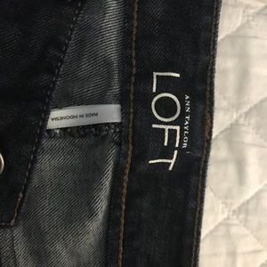 Ann Taylor loft modern straight jeans