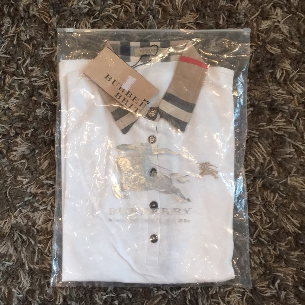 Authentic Burberry Brit Polo (FITS LIKE A SMALL)