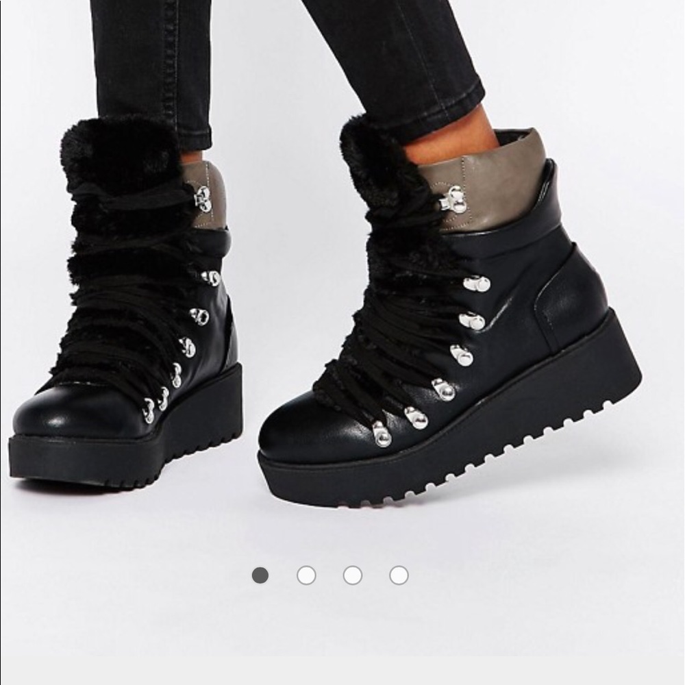 ASOS referee flatform ankle boots
