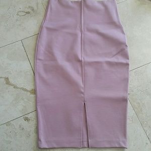 High waisted pencil skirt