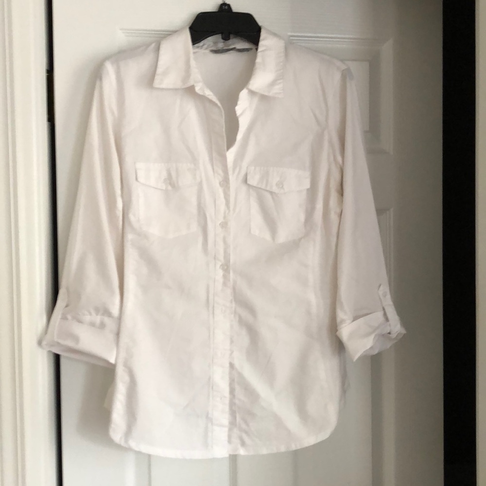 White business colored Cotten blouse