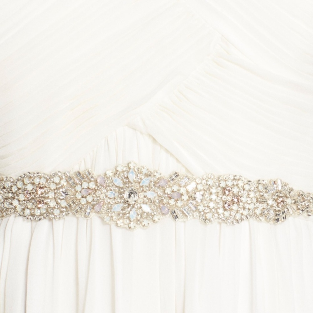 Camilla Christine 'Alena' Beaded Ribbon Sash Belt