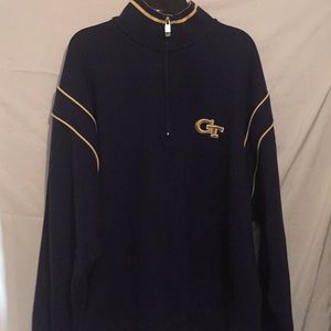 Russell Brand Navy Blue Georgia Tech Pullover