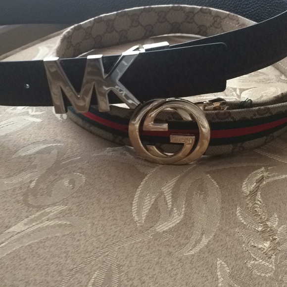 Michael kors and Gucci belt bundle