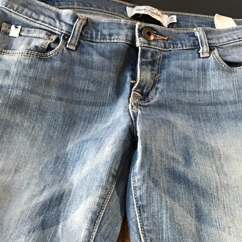 Girls size 16 Abercrombie kids slim fit jeans